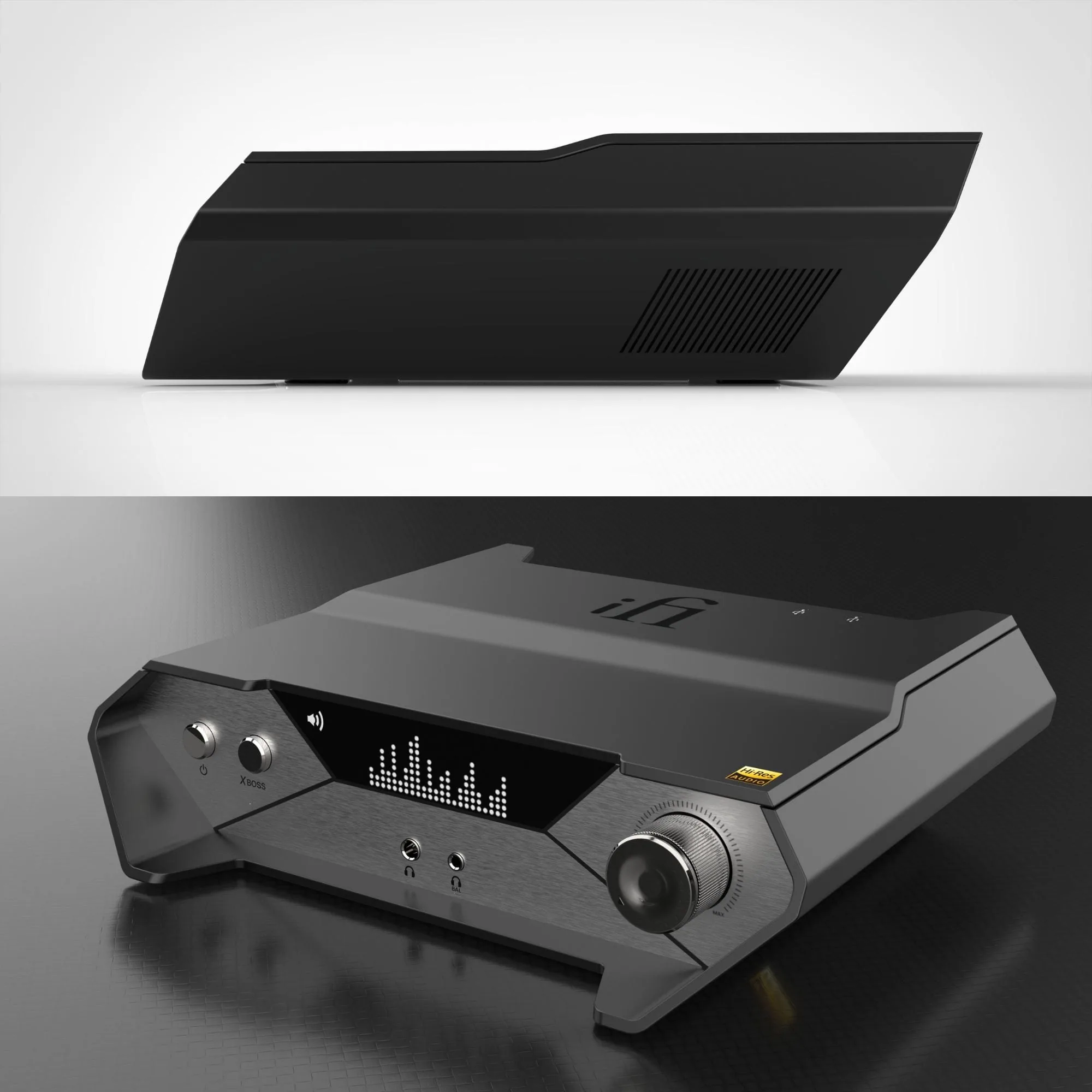 Amplifier Render Side and Perspective