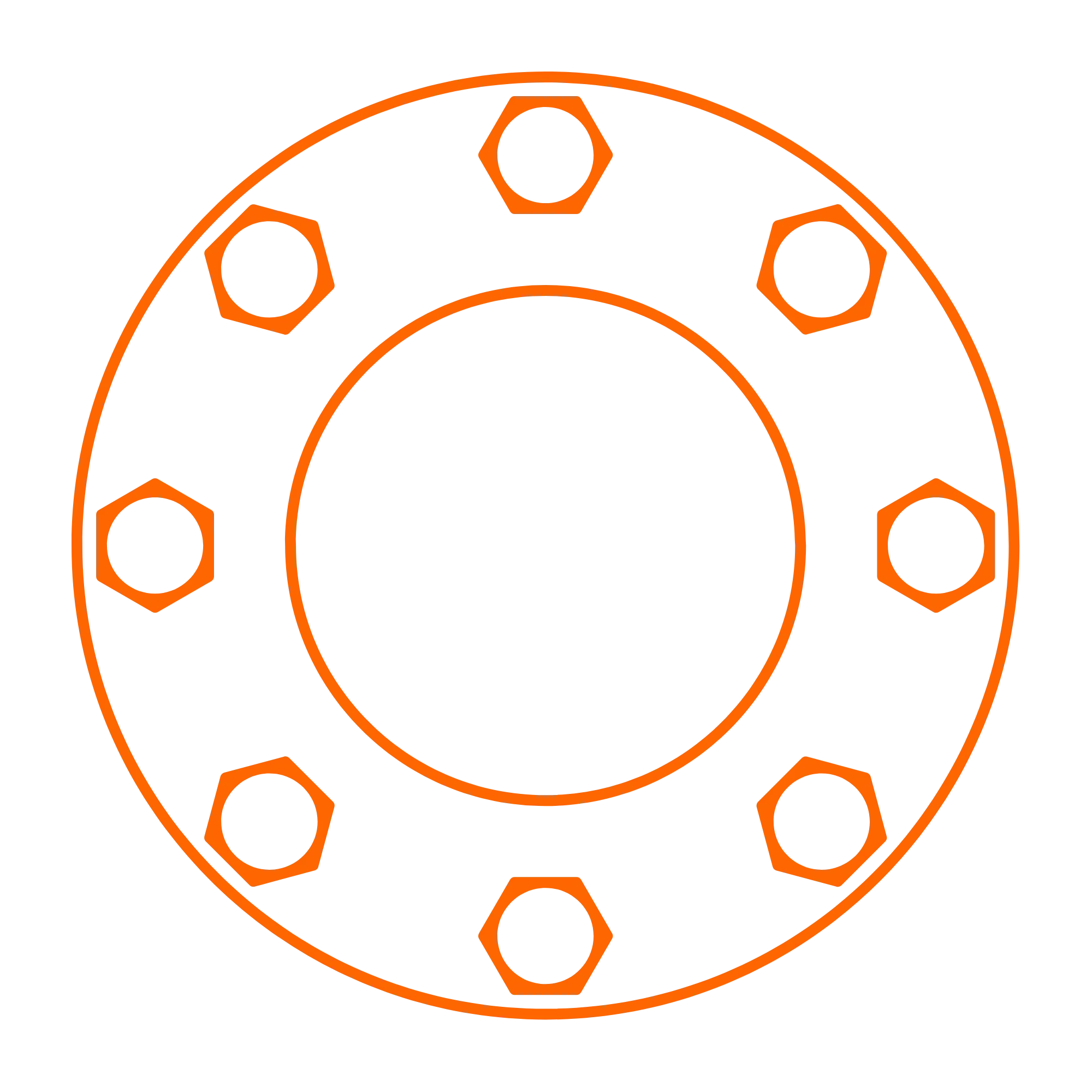 Flange CAD Models