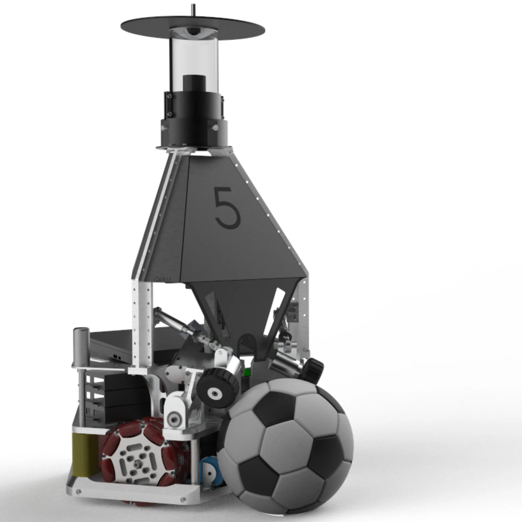MRL RoboCup Soccer Robot 3D CAD